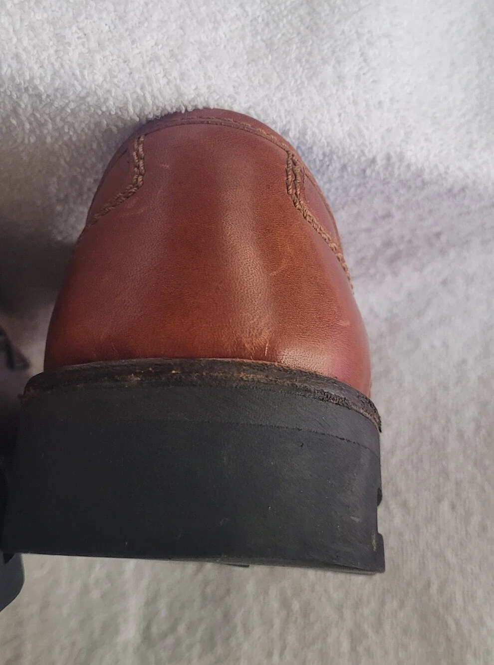 Clarks Men’s Brown Leather Active Air Vent oxford style Shoes Size 8.5 med